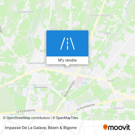 Impasse De La Galave plan