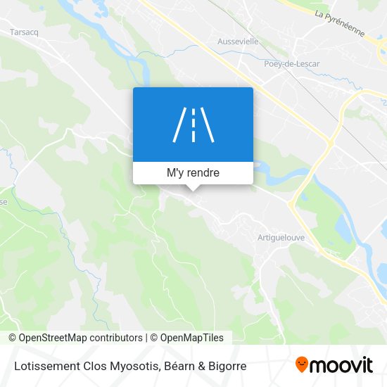 Lotissement Clos Myosotis plan