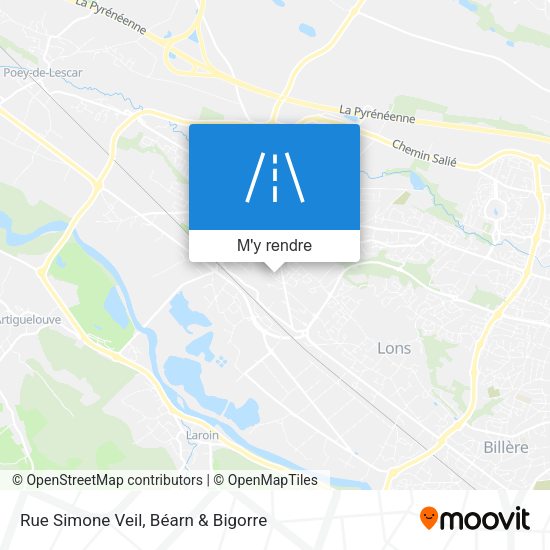 Rue Simone Veil plan