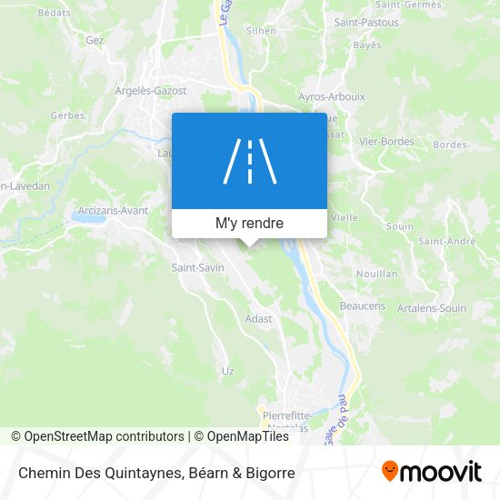 Chemin Des Quintaynes plan