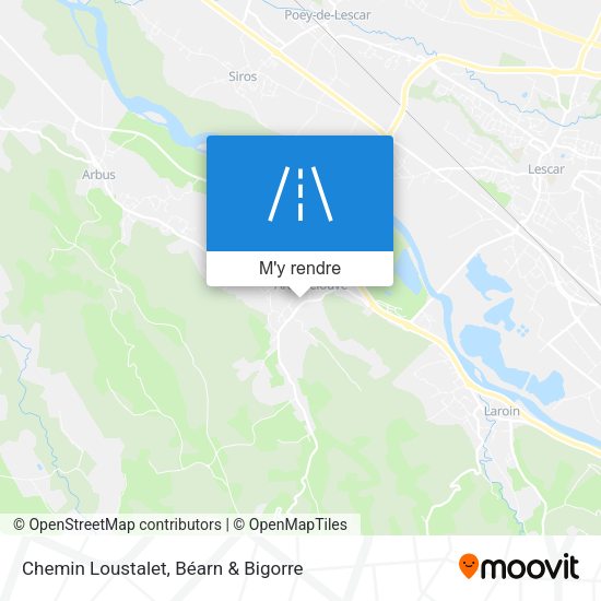 Chemin Loustalet plan