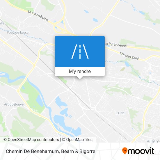 Chemin De Beneharnum plan
