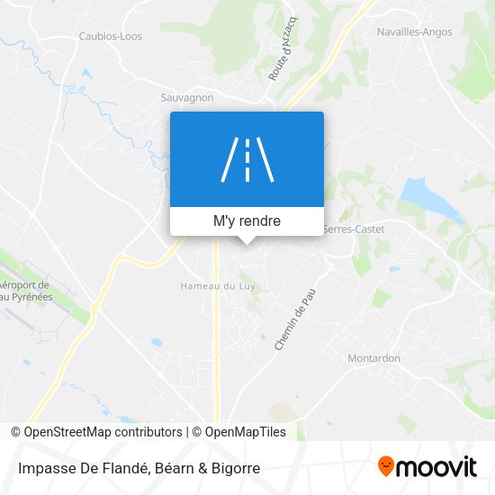 Impasse De Flandé plan