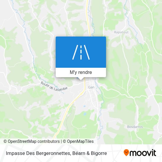 Impasse Des Bergeronnettes plan