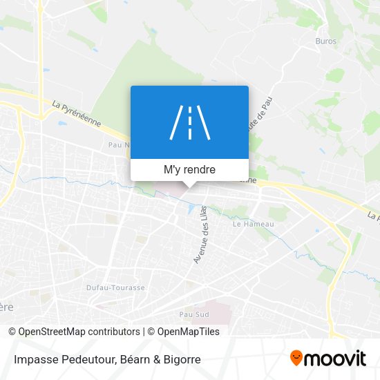 Impasse Pedeutour plan