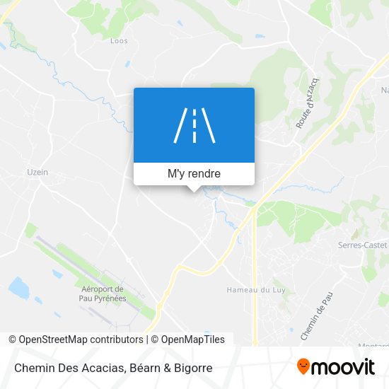 Chemin Des Acacias plan