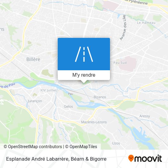 Esplanade André Labarrère plan