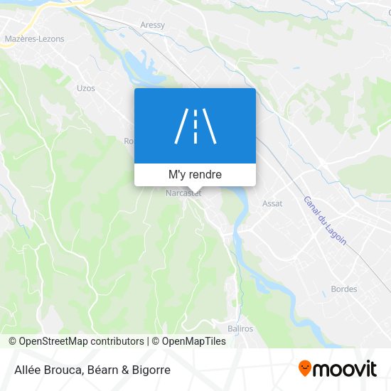 Allée Brouca plan