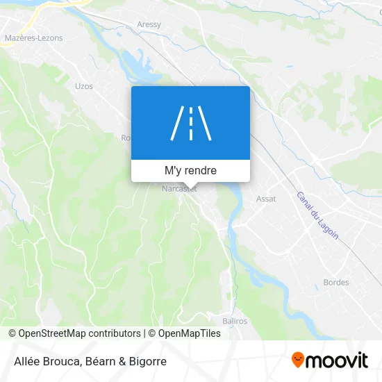 Allée Brouca plan