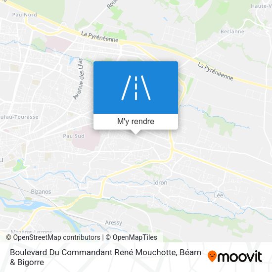 Boulevard Du Commandant René Mouchotte plan