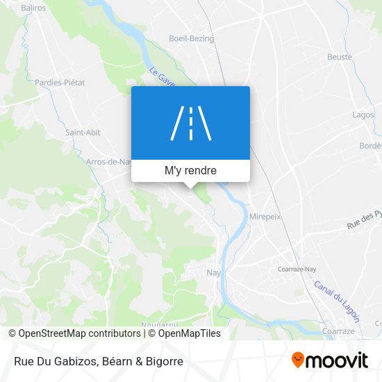 Rue Du Gabizos plan