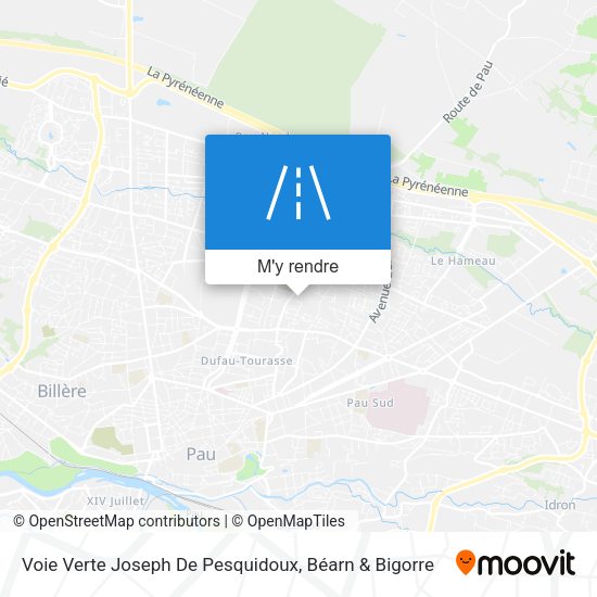 Voie Verte Joseph De Pesquidoux plan