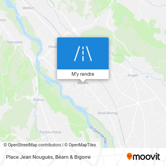 Place Jean Nouguès plan