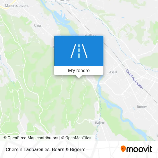 Chemin Lasbareilles plan