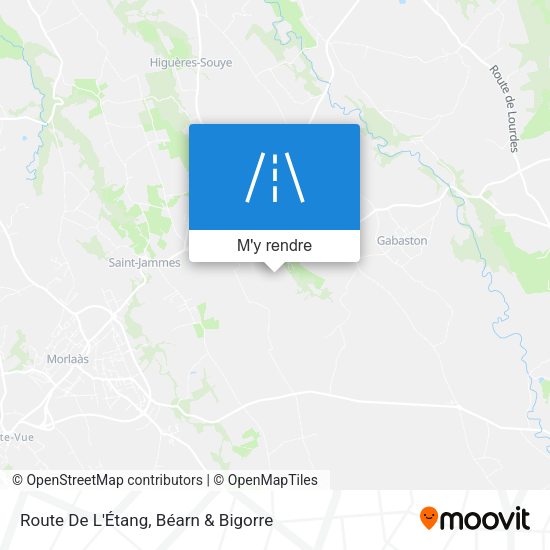 Route De L'Étang plan