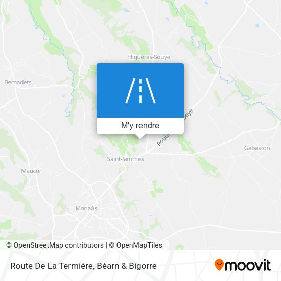 Route De La Termière plan