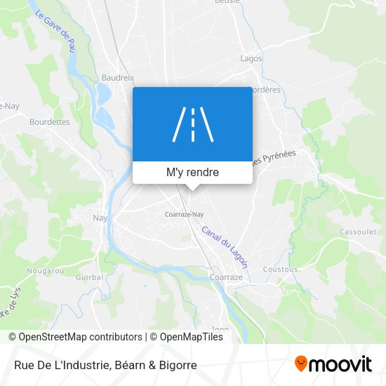 Rue De L'Industrie plan