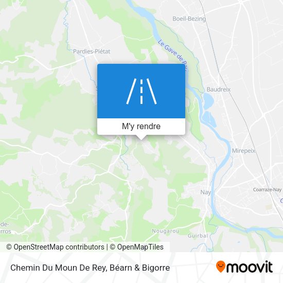 Chemin Du Moun De Rey plan