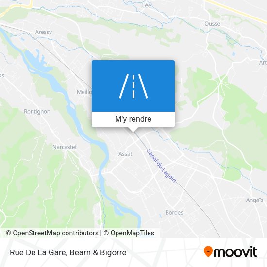 Rue De La Gare plan
