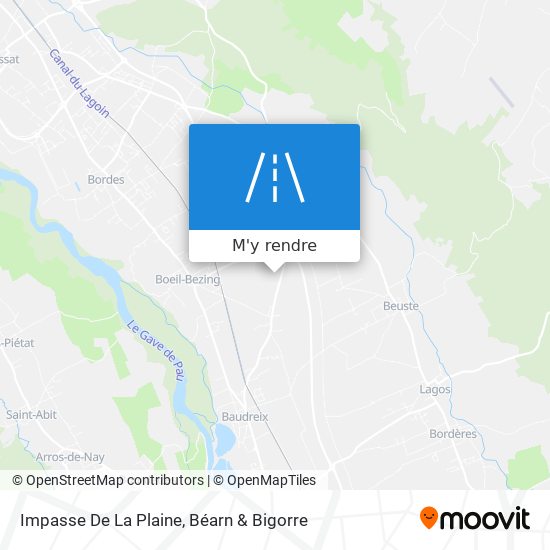 Impasse De La Plaine plan