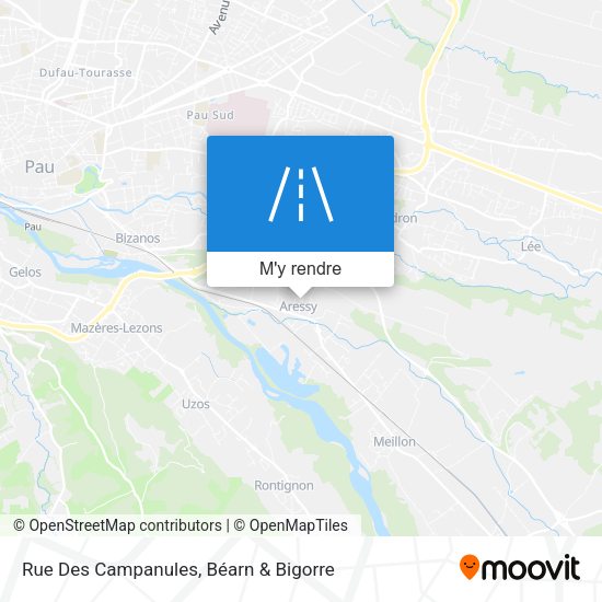 Rue Des Campanules plan