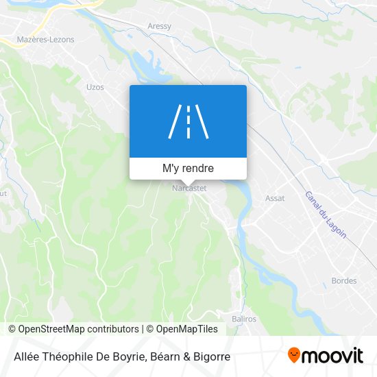 Allée Théophile De Boyrie plan