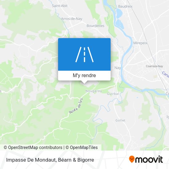 Impasse De Mondaut plan