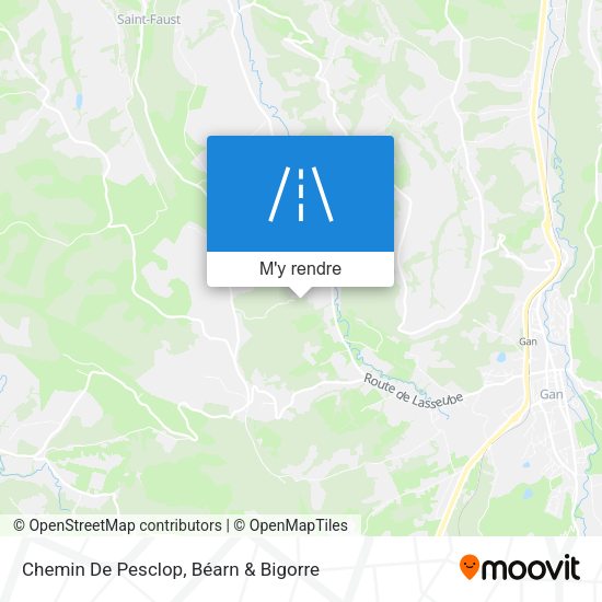 Chemin De Pesclop plan