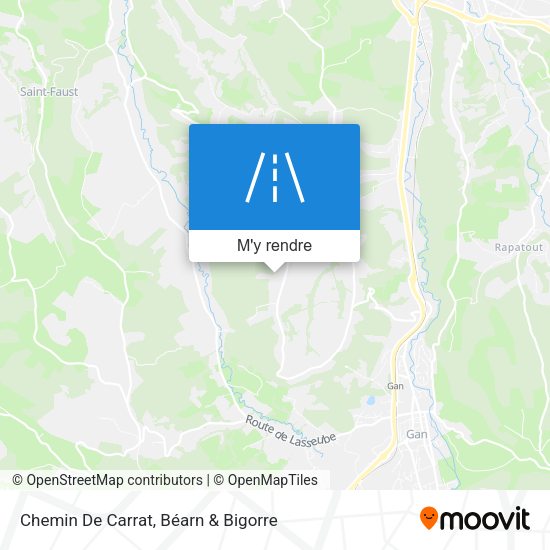 Chemin De Carrat plan