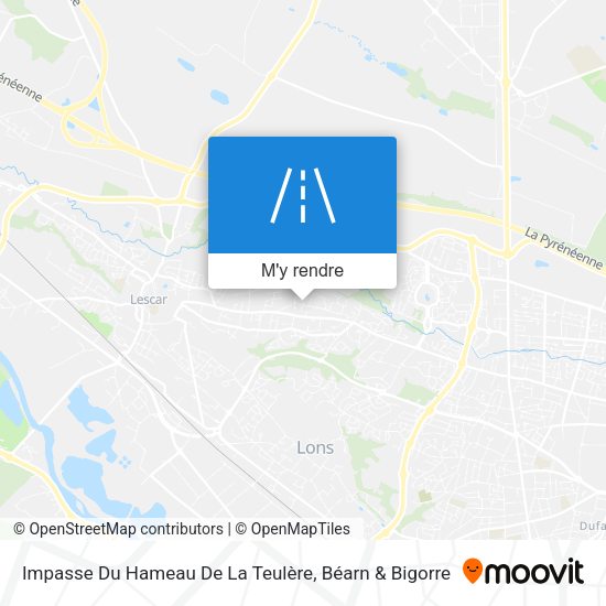 Impasse Du Hameau De La Teulère plan