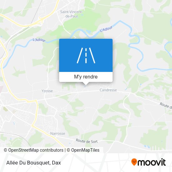 Allée Du Bousquet plan