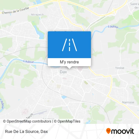 Rue De La Source plan