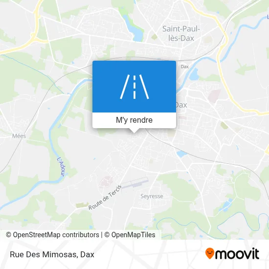 Rue Des Mimosas plan