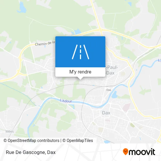 Rue De Gascogne plan