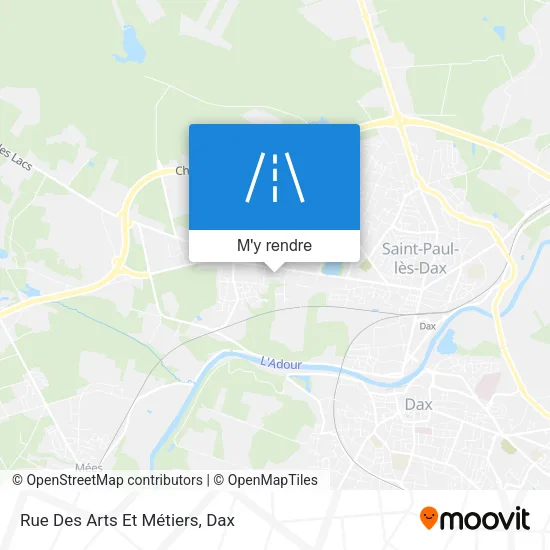 Rue Des Arts Et Métiers plan