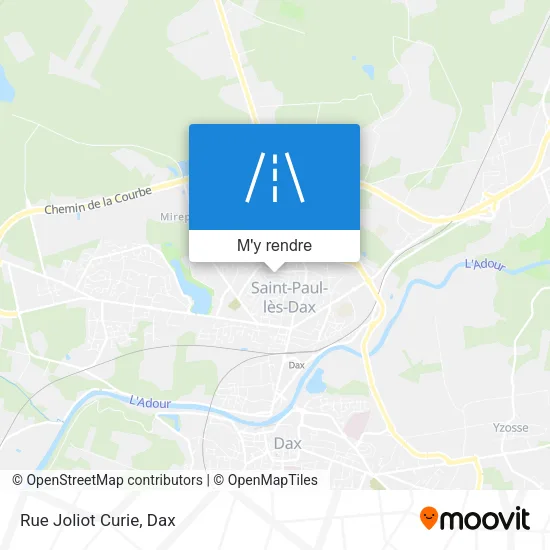 Rue Joliot Curie plan