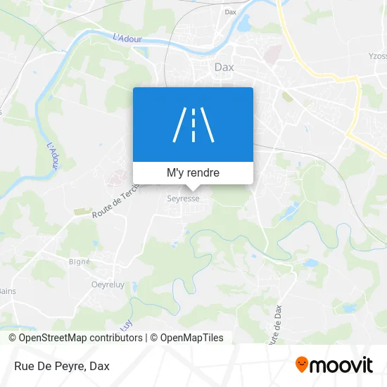 Rue De Peyre plan