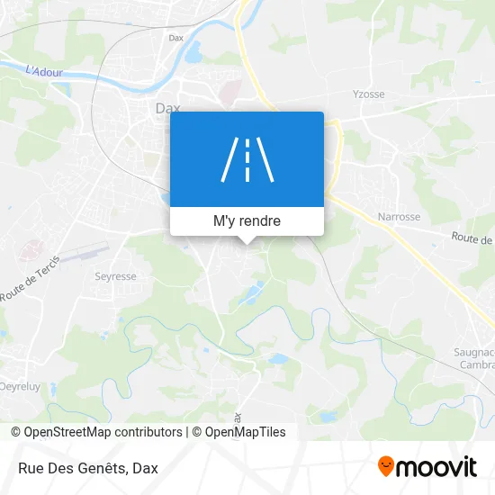 Rue Des Genêts plan