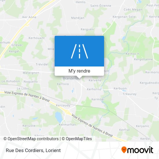 Rue Des Cordiers plan