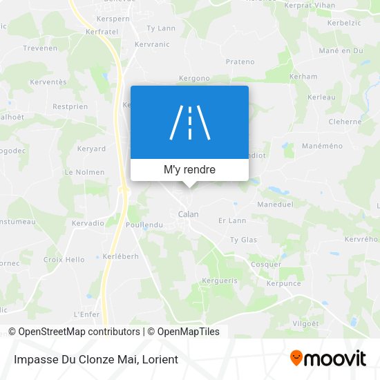 Impasse Du Clonze Mai plan