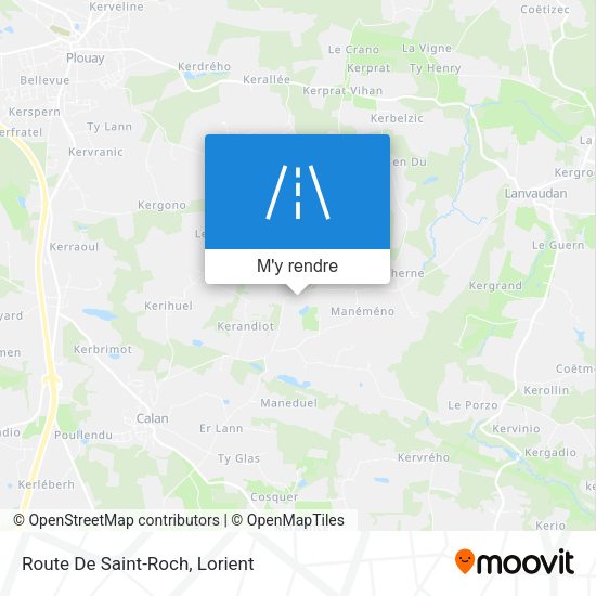 Route De Saint-Roch plan
