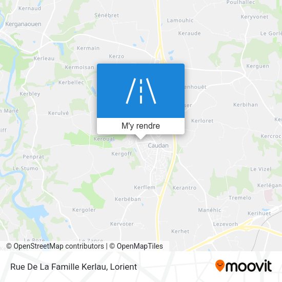 Rue De La Famille Kerlau plan