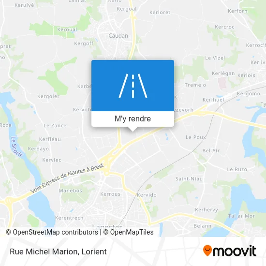 Rue Michel Marion plan