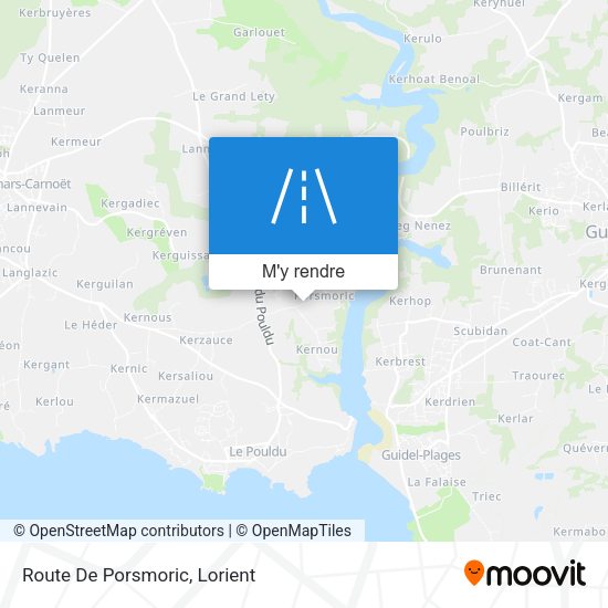 Route De Porsmoric plan