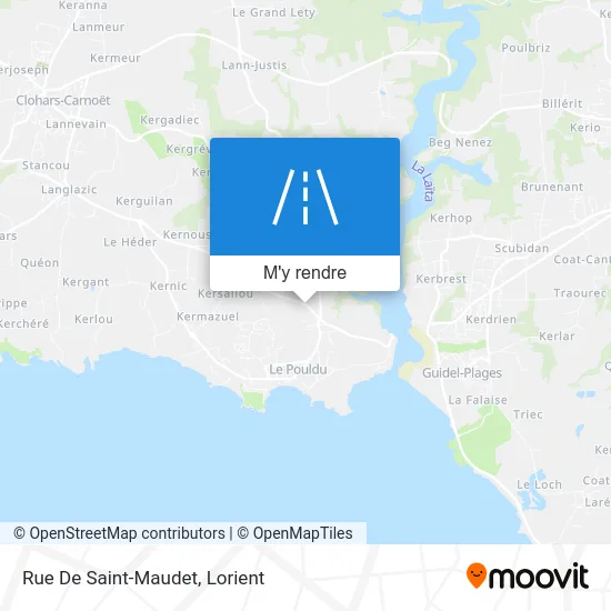 Rue De Saint-Maudet plan