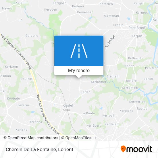 Chemin De La Fontaine plan