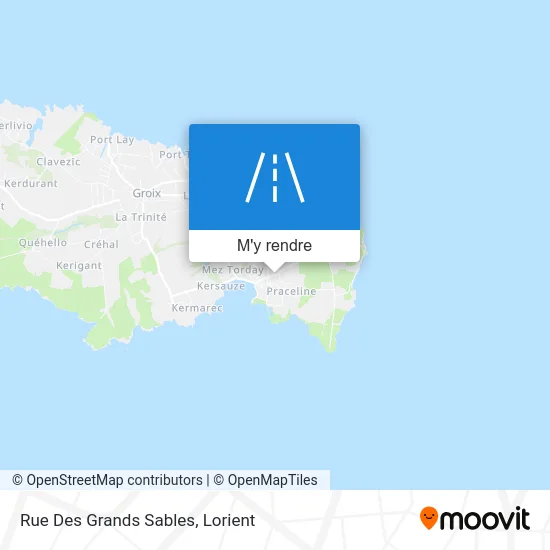 Rue Des Grands Sables plan