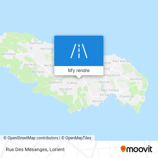 Rue Des Mésanges plan