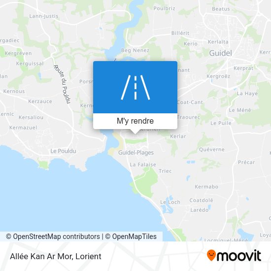 Allée Kan Ar Mor plan