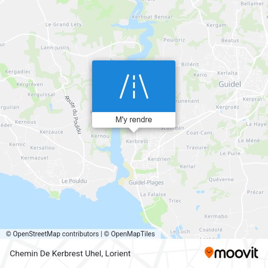 Chemin De Kerbrest Uhel plan